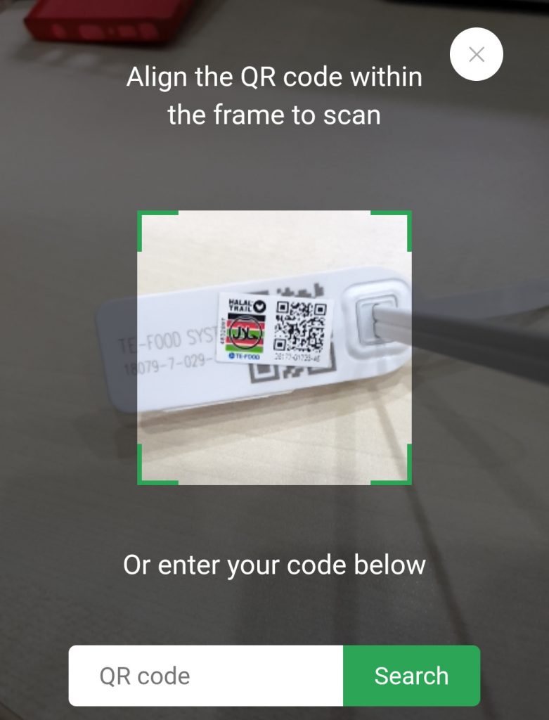 within halal trail scan app